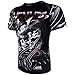 Venum Samurai Skull Short Sleeve MMA Rashguard - Black