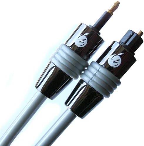 Fisual Mini Toslink to Standard Toslink Optical Cable- Pro Install Series 5m (suitable for MacBook, MacBook Pro or recent iMac or Mac Mini)