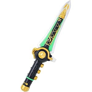 Spirit Halloween Mighty Morphing Power Rangers Green Ranger Dragon Dagger, Unisex Adult, One Size Fits Most Standard, Multico