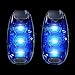 UMISHI 3 Modes LED Safety Lights 4 Packs Clip on Strobe Running Cycling Dog Collar Bike Tail Warning Light High Visibility Accessories for Reflective Gear