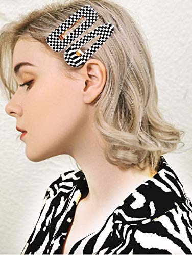 image for CELLOT 20PCS Acrylic Hair Pins Rhinestones Pearls Mix Gold Duckbill Cl