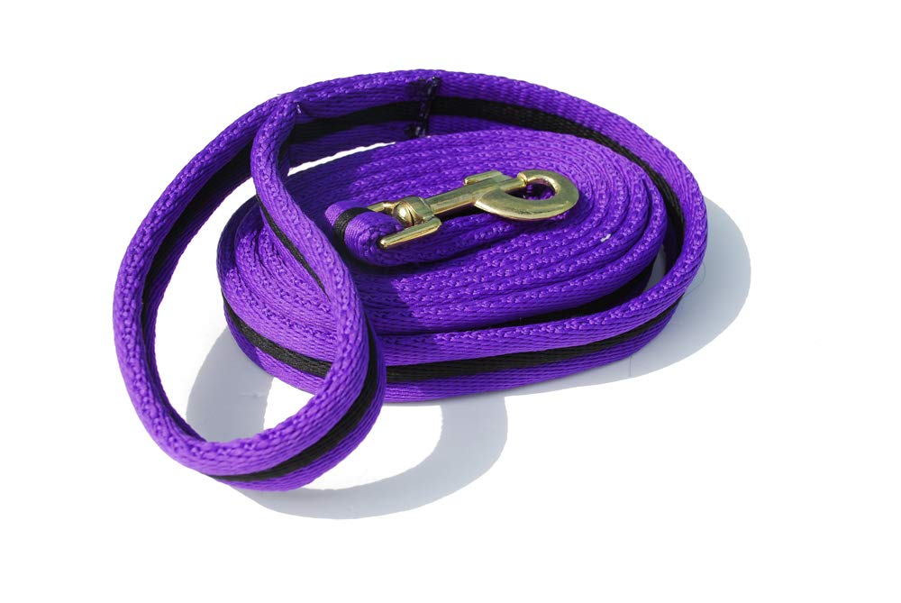 Rhinegold Padded Leadrope, Purple/Black