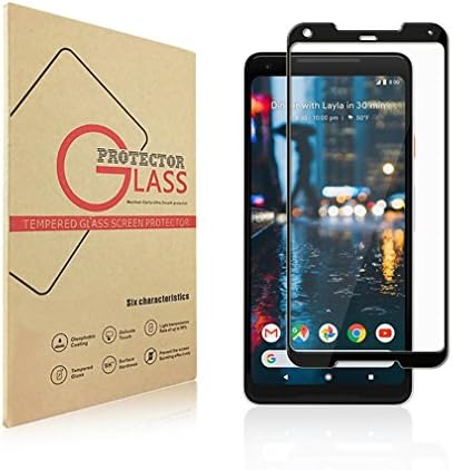 Lbsel Google Pixel 2XL Screen Protector, Premium Tempered Glass Screen Protectors Protective Film for Google Pixel 2XL [6.0" inch][3D Full Coverage][9H Hardness][Anti-Scratch][Bubble-Free][1-Pack]