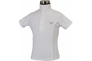 TuffRider Girl's Kirby Kwik Dry Short Sleeve Show Shirt