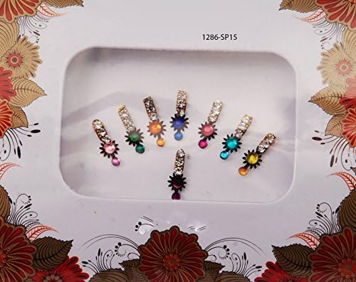 Multi Color Bindis for Make up - Body Make up - Look Goregeous
