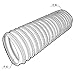 Clear Flexible Dust Collector Shop Vac Hose (10 Ft Long 4” Diameter) - PVC Dust Collection Clear Hose for Work Shop – Wire Reinforced Dust Collection Fittings, Air Filtration System Woodworking