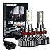 Infitary LED Headlight Bulbs Conversion Kits High/Low Beam Auto Headlamp Dual Beam Car Headlight 72W 6500K 10000LM Extremely Super Bright COB Chips- 1 Pair (H11, H9, H8)
