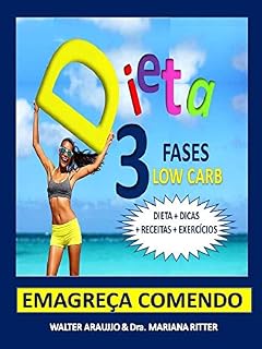 Livro DIETA 3 FASES LOW CARB EMAGREÇA COMENDO