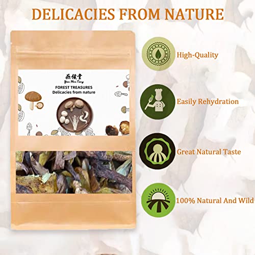 Yan Hou Tang Dried Porcini Mushrooms Wild Boletus 4 oz 112g Mycelium Spawn Spores Pine Bolete White Mushroom King