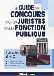 Le  guide des concours pour les juristes dans la fonction publique