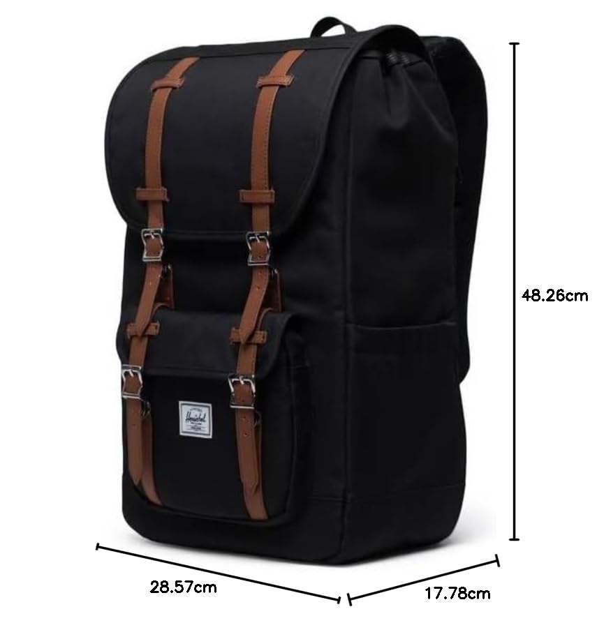 Herschel Unisex Little America Rucksack, Schwarz, One Size 3