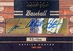 Jim Catfish Hunter Autographed 2011 Panini Donruss Limited Cuts Card