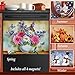 Collections Etc Seasonal Dishwasher Magnets, Spring, Summer, Fall and Spring Magnetic Dishwasher Covers for Easy Seasonal Decor, Set of 4