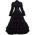 GRACEART Women Victorian Rococo Dress Gothic Ball Gown Costumes (Dress & Hoop skirt)