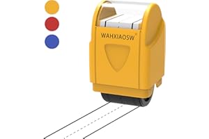 Handwriting Stamp Line Roller,Handwriting Lines Stamp Roller Self-Inking Line Rolling Stamps Handwriting Practice Tool For Te