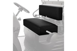 KEMIMOTO Mule Seat Cover Compatible with Kawasaki Mule 3000 3010 3020 4000 4010 2001-2023 2025 UTV Bench Seat Cover Set Anti-Scratch Full Protection Black