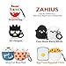 ZAHIUS Airpods Silicone Case Cool Cover Compatible for Apple Airpods 1&2 [Marvel Series][Designed for Kids Girl and Boys] (Captain America)