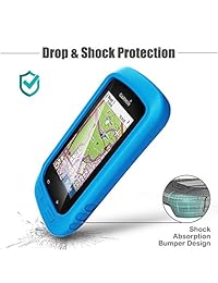 TUSITA caso de silicona + 3screen Protector + 1lanyard para Garmin Edge 1000 Approach G8 GPS computadora de bicicleta