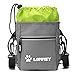 LANNEY Pet Treat Pouch for Training and Walking - Dog Training Pouch Treat Bag with Drawstring Inner, Poop Bag Dispenser, Metal Clip, Adjustable Waist Belt & Shoulder Strap