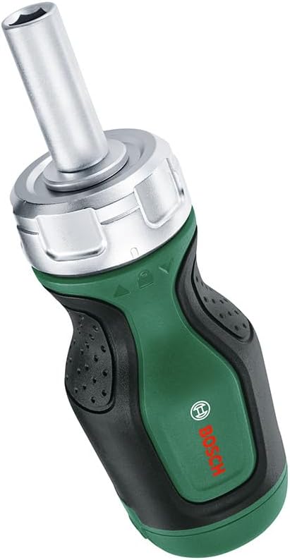 Bosch Stubby Ratchet Screwdriver with 6 Bits 36-Teeth 50 Nm Magnetic