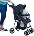 Pet Gear No-Zip Happy Trails Lite Pet Stroller, Zipperless Entry, Jaguar