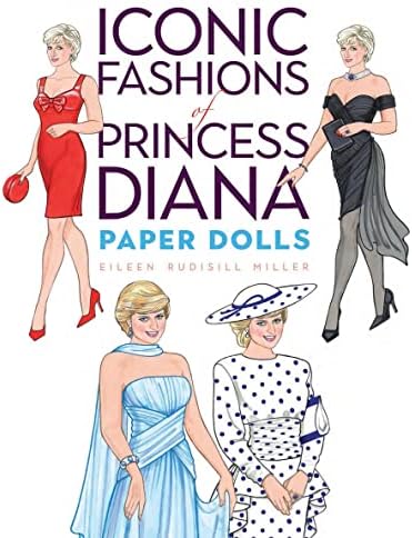 diana princess of wales paper doll the charity auction dresses RARE Vintage 1997 Tom Tierney 'Diana Princess of Wales' Paper Doll Book -The Charity Auction Dresses