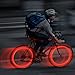 Nite Ize See 'Em Mini LED Bicycle Spoke Lights, Wheel Lights For Nighttime Visibility + Safety, 2 Pack, Red