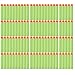 Suriel(TM) 200pcs 7.2cm Refill Bullet Darts for Nerf N-strike Elite Series Blasters,Color Dark Green