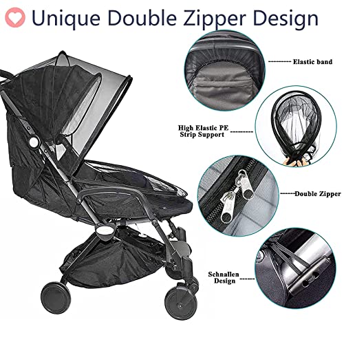 Stroller Bug net, Universal Mosquito net for Stroller, Unique Double