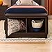 Prepac Twin Cubbie Bench, Espresso