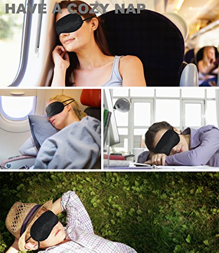 Meta-U- 10 Pcs Wholesale Eye Mask with Instruction of Blindfold Games- Lightweight and Soft-Group Activity Organizer's Best Choice (Packed Together in one Poly Bag, Black) - Thumbnail 4