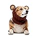 Zoo Snoods Grizzly Bear Costume - Warm Knit Dog Snood Wrap for Pets, Neck Ear Cover Protection, Halloween Winter (Large)