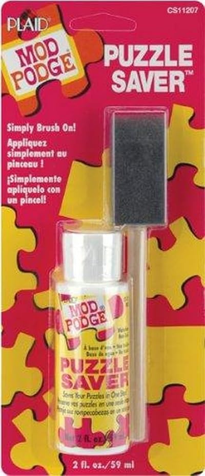 Mod Podge CS11207 Puzzle Saver 2 oz Carded with Foam Brush