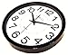 Wall Clock, Linear Co. Large Black and White Silent Wall Clock Non-ticking 12