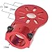 Shaluoman 4Pcs Red Aluminium Alloy Motor Mount Holder for 16mm Glass/Carbon Fiber Tube