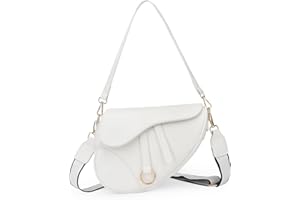 JBB Women Saddle Shoulder Bag Clutch Purse Small Crossbody Bag Satchel Bags Handbag PU Leather