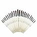 Paint Brushes Set - 24 Pcs - Nylon Bristles with Plane Wooden Handle, Professional Artist Painting Supplies, Suitable for Watercolor, Oil, Acrylic Painting