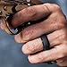 ThunderFit Silicone Men’s Wedding Rings, 10mm Wide 2.5mm Thick Rubber Wedding Bands-Variety Multipack 1-7