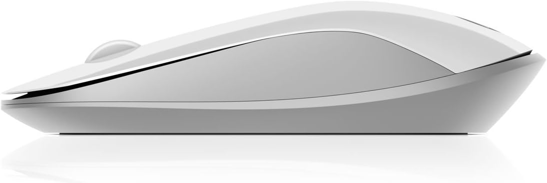 HP Z5000 White Slim Bluetooth Wireless Mouse with LED Battery Indicator Light, Ambidextrous Control, Up to 24 Months Battery Life - Image 4