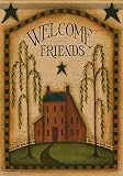 Carson Home Accents FlagTrends Classic Garden Flag, Primitive Welcome