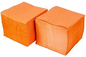 Perfect stix 2 ply Orange Cocktail Napkins. Pack of 200 Count