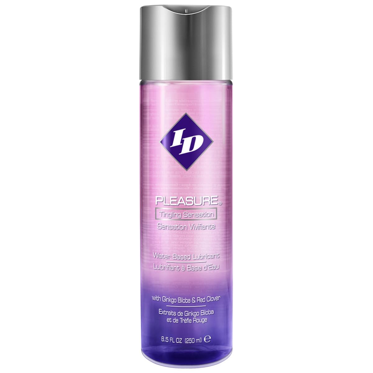 ID Pleasure Lube Water Based Unflavoured 250ml - ID Lubricants Premium Tingling Lubrication for Easy Sex and Lubes Private Sexual