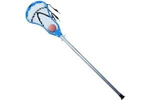 STX Lacrosse Mini Power Lacrosse Stick with Ball- Cyan