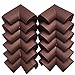 AWESOM 23.3 ft [19.7ft Edge + 12 Corners] Safety Edge & Corner Cushion Guards- Premium Childproofing Protection -COFFEE-EXTRA LONG, EXTRA DENSE,3 Packs