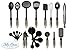 22 Piece Deluxe Kitchen Utensil Set from Julia Grace Kitchen | Home Cooking Tools & Gadgets | Spatulas, Turners, Tongs, Pizza Cutter, Can Opener, Whisk, Grater, Peeler, Measuring Cups & Spoons