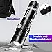 OTYTY USB Rechargeable LED Flashlight, Super Bright High Powered 1000 Lumen Tactical Flashlights Torch with 3 Modes, Pocket Clip, 18650 Battery and USB Cable For Camping Hiking (2 Pack)
