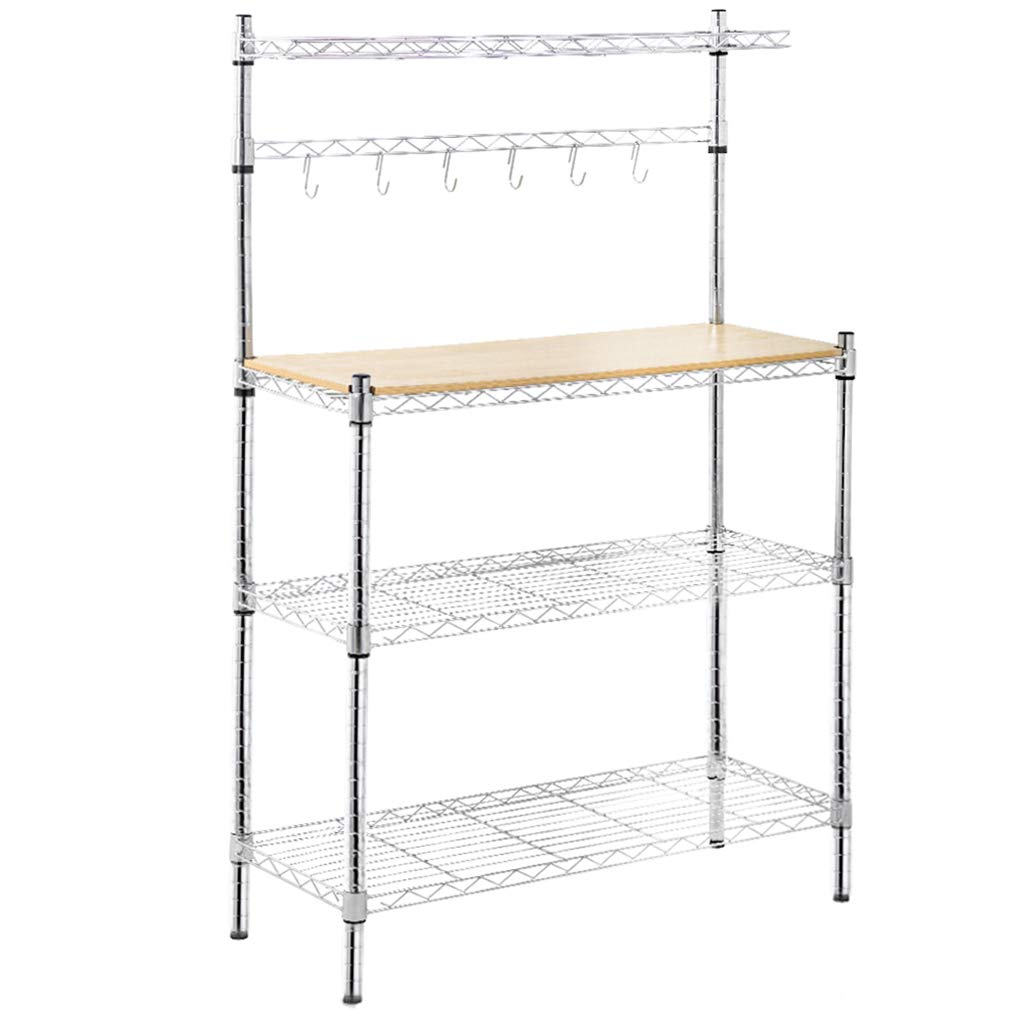 Best Kitchen Storage Baker’s Rack With Table