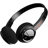 Sound Blaster JAM V2 On-Ear Lightweight Bluetooth 5.0 Wireless Headphones with USB-C, aptX Low Latency, aptX HD, Multipoint Connectivity, Voice Detection and Noise Reduction, 22 Hours Battery Life
