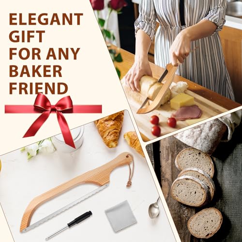 ZYARHNY Wooden Bread Bow Knife, 16