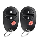 YITAMOTOR 2 Key Fob Replacement 3 Button Keyless Entry Remote Control Transmitter for GQ43VT20T